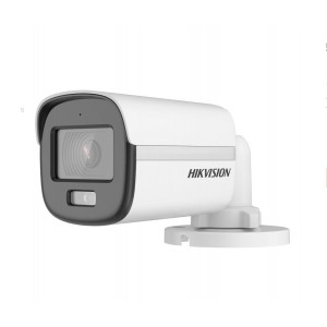 Camara TVI 2MP ColorVu con Audio y Luz Blanca DS-2CE10DF0T-PFS 2.8mm Hikvision