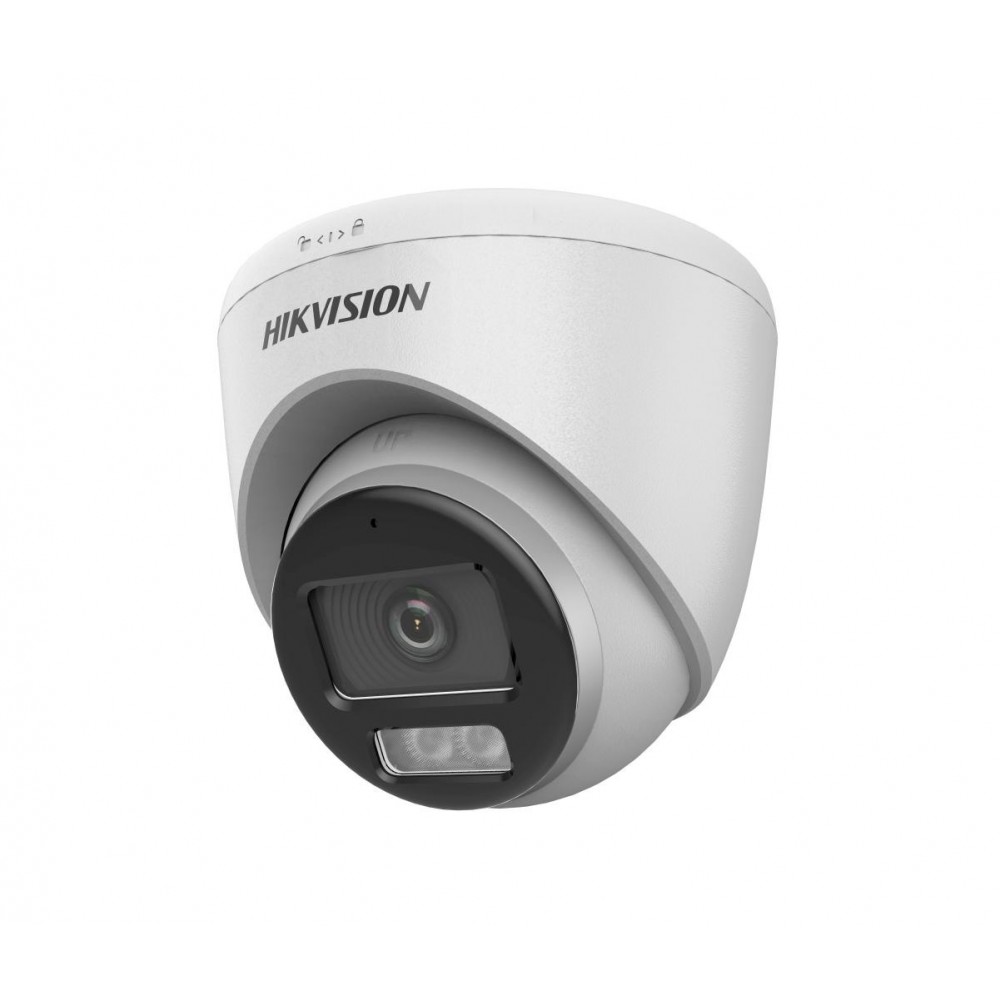 Turret TVI 2MP ColorVu Dual Light 40M Audio DS-2CE72DF0T-LFS 2.8mm Hikvision