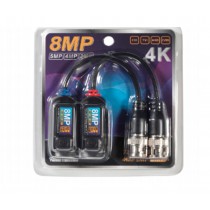 Set Balun 8MP 4K HDCVI/TVI/AHD/Analogo 1Ch Pequeño Lumibox