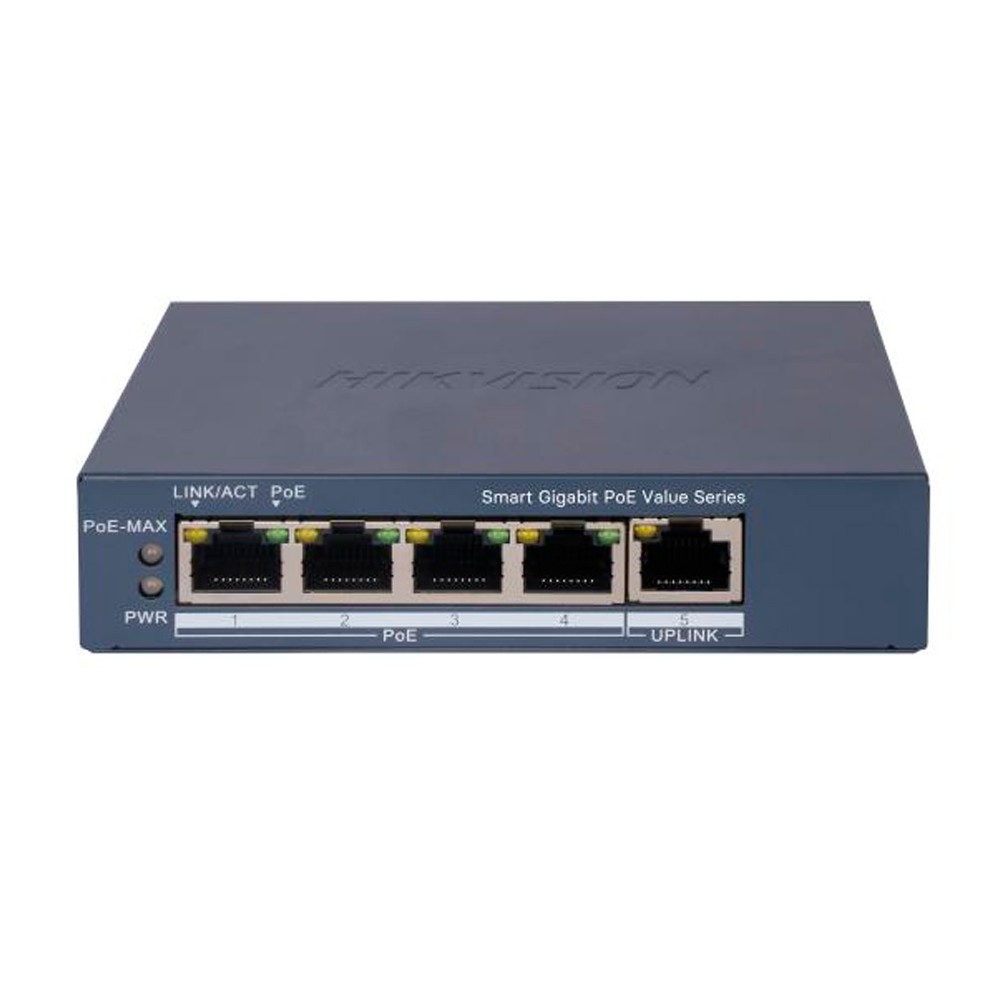 Switch 4GE PoE + 1GE DS-3E1505P-EI/M Hikvision Switch 4GE PoE + 1GE DS-3E1505P-EI/M Hikvision