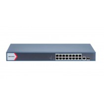 Switch 16GE PoE + 1GE + 1SFP DS-3E1518P-EI/M Hikvision