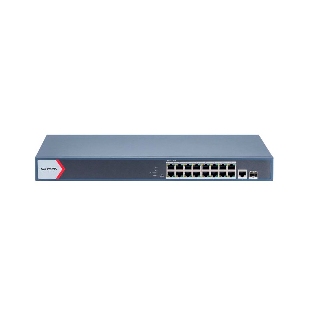 Switch 16GE PoE + 1GE + 1SFP DS-3E1518P-EI/M Hikvision Switch 16GE PoE + 1GE + 1SFP DS-3E1518P-EI/M Hikvision