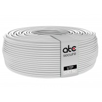 Cable UTP Cat5e CCA Blanco 100MT PVC 0.48MM ATCS