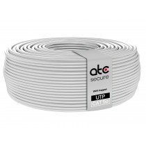 Cable UTP Cat5e 100% Cobre Blanco 100MT PVC 0.45MM ATCS