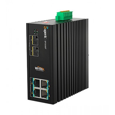 Switch Industrial 4GE PoE 4x30W (120W) + 2SFP no administrable SP3006F