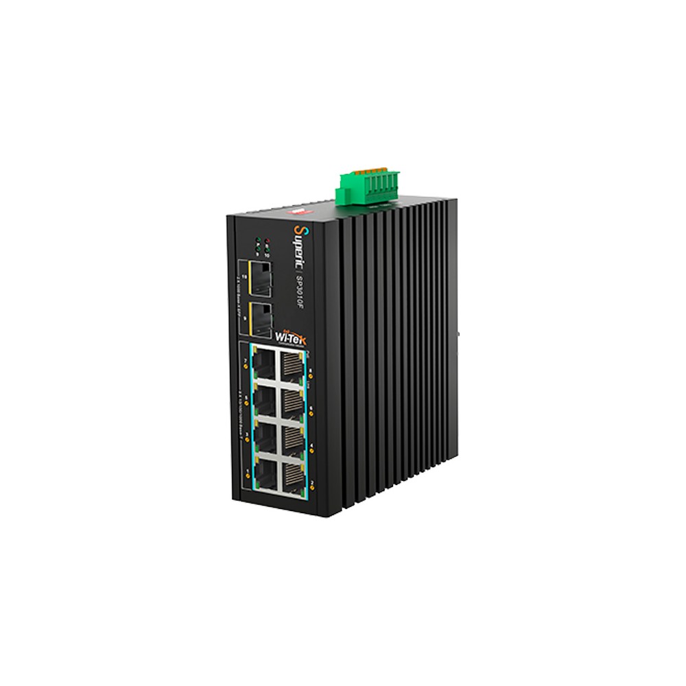 Switch Industrial 8GE PoE 8x30W (240W) + 2SFP no administrable SP3010F Switch Industrial 8GE PoE 8x30W (240W) + 2SFP no administrable SP3010F