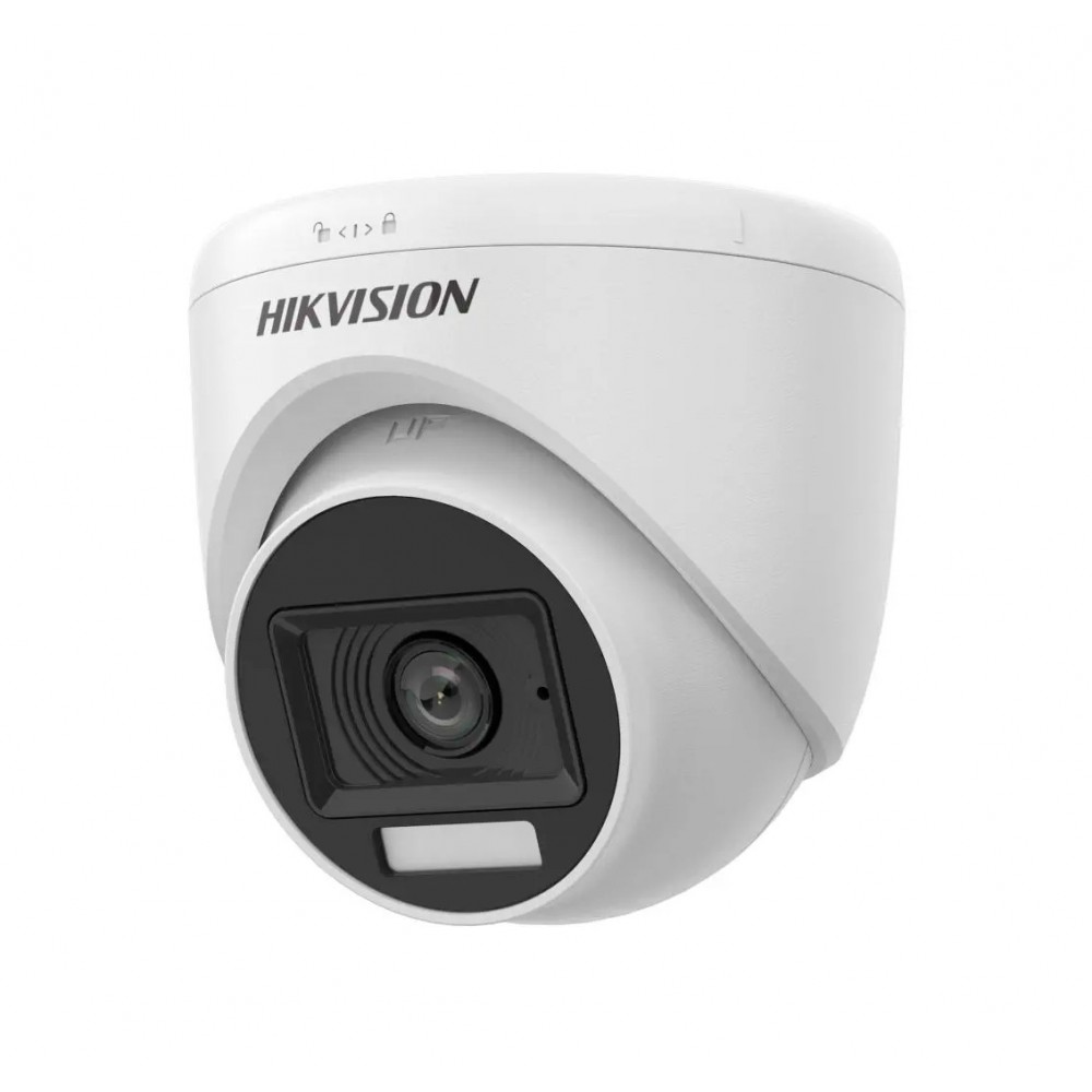 Turret TVI 2MP Smart Dual Light 20m DS-2CE76D0T-EXLPF 2.8mm Hikvision Turret TVI 2MP Smart Dual Light 20m DS-2CE76D0T-EXLPF 2.8mm Hikvision