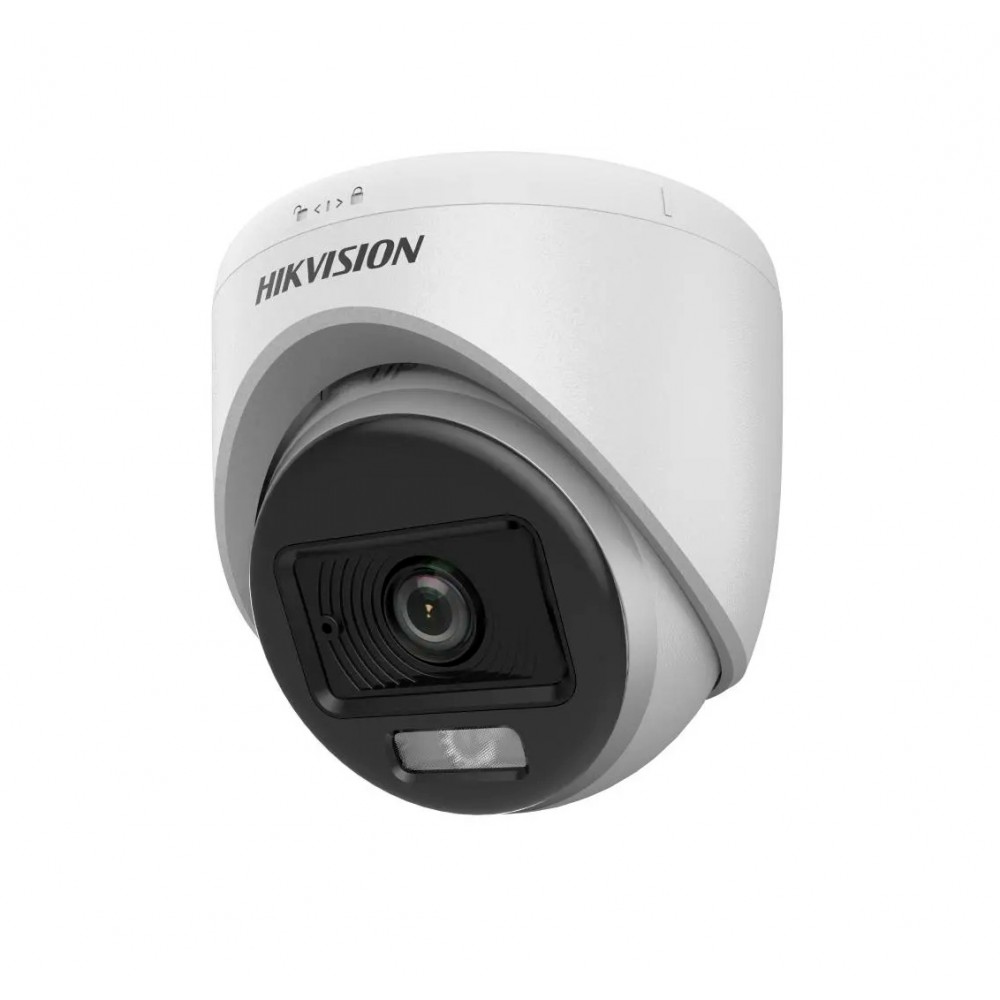 Turret TVI 2MP ColorVu Smart Dual Light 20m DS-2CE70DF0T-LPFS 2.8mm Hikvision Turret TVI 2MP ColorVu Smart Dual Light 20m DS-2CE70DF0T-LPFS 2.8mm Hikvision