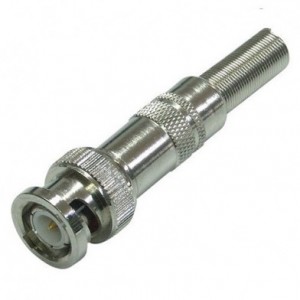 Conector BNC M a RG59 M Metalico