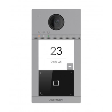 Placa de Calle IP 2MP WiFi Web Lector PoE DS-KV8113-WME1(C) Hikvision