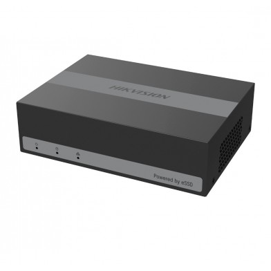 eDVR TVI 4 Canales 4MP Lite con disco SSD 480GB DS-E04HQHI-B Hikvision