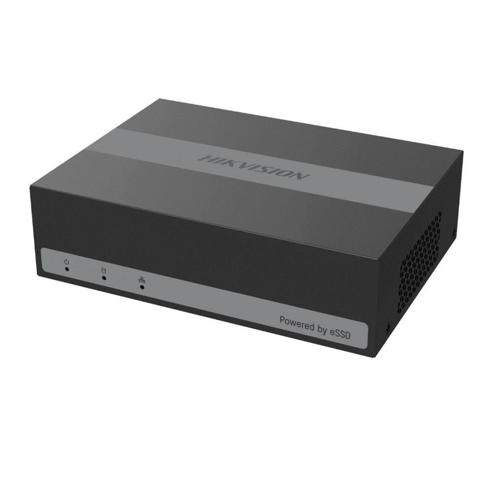 eDVR TVI 4 Canales 4MP Lite con disco SSD 480GB DS-E04HQHI-B Hikvision