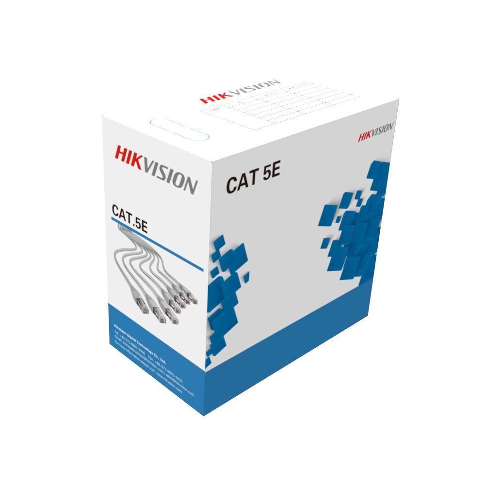 Cable UTP 100% Cobre Cat. 5E DS-1LN5E-E/E HIKVISION Cable UTP 100% Cobre Cat. 5E DS-1LN5E-E/E HIKVISION