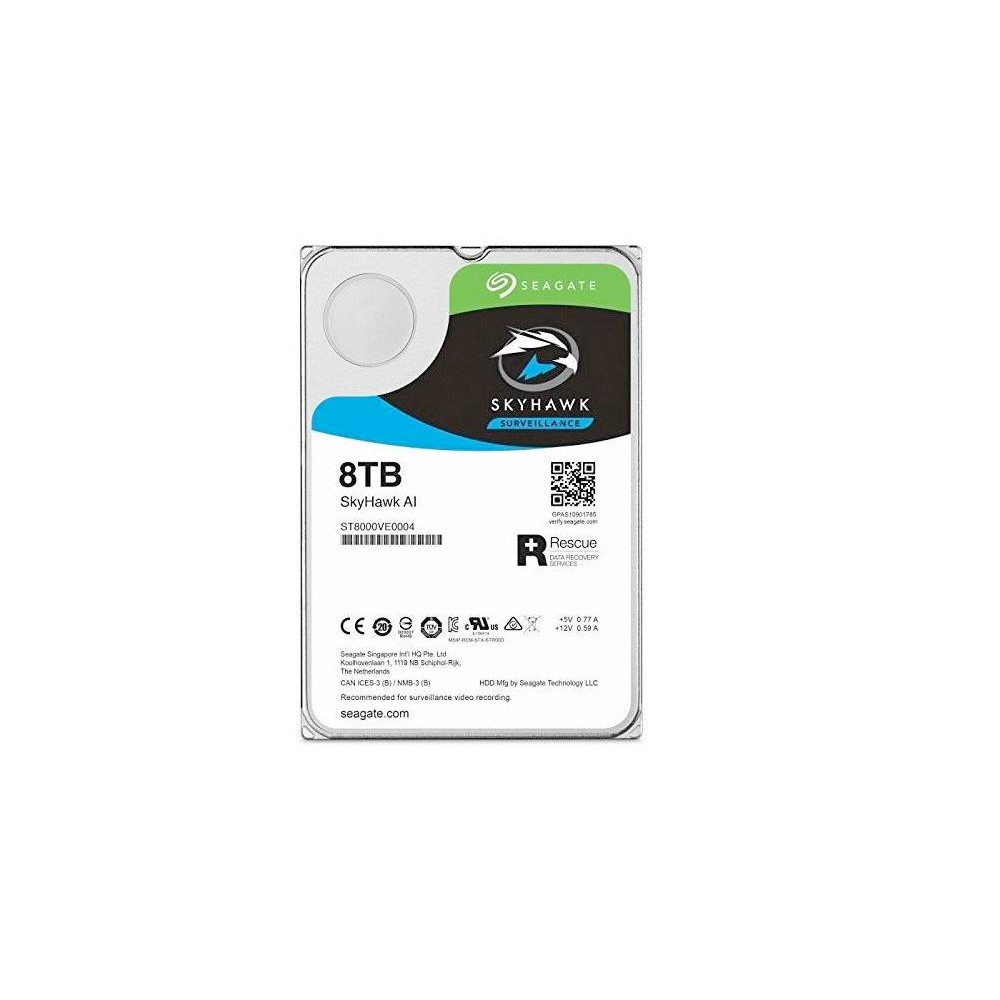 Disco Duro 8 TB Skyhawk AI ST8000VE0000 Seagate Disco Duro 8 TB Skyhawk AI ST8000VE0000 Seagate
