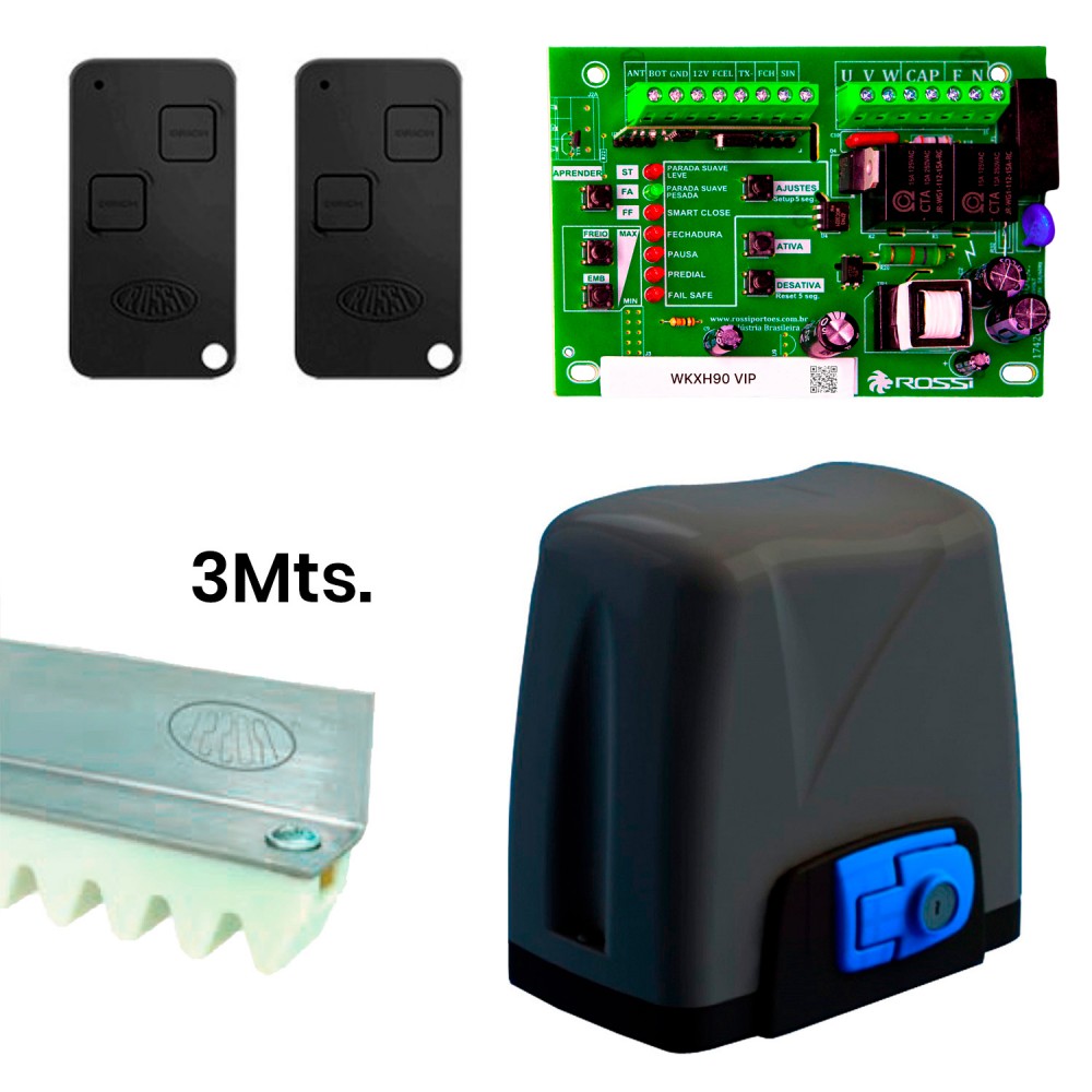 Kit Motor DZ ATTO VIP 36 TURBO (300kg) Uso Residencial, 34m/min ROSSI Kit Motor DZ ATTO VIP 36 TURBO (300kg) Uso Residencial, 34m/min ROSSI