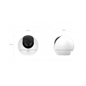 Camara WiFi 3K H6 IR10M USB Tipo C 4mm CS-H6 (5WF,4mm) Ezviz