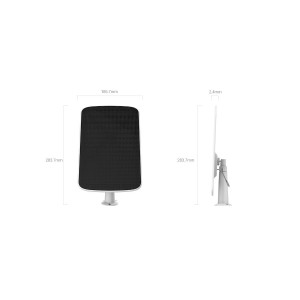 Panel Solar USB Tipo C para Camaras Ezviz CS-CMT-SolarPanel-E Ezviz