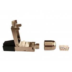 Conector RJ45 FTP Cat6A sin Herramientas ATC