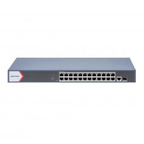 Switch Cloud 24GE PoE 230w + 1SFP Inteligente DS-3E1526P-EI/M Hikvision