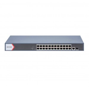 Switch Cloud 24GE PoE 230w + 1SFP Inteligente DS-3E1526P-EI/M Hikvision
