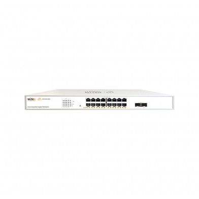 Switch 16GE PoE 250W + 2SFP Uplink Administrable L2 Cloud WI-PCES318GF V2 Wi-Tek