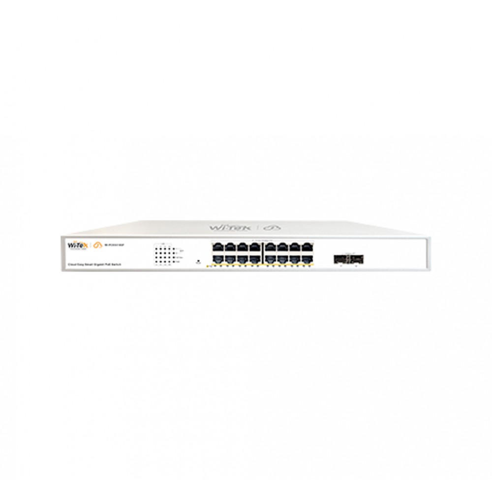 Switch 16GE PoE 250W + 2SFP Uplink Administrable L2 Cloud WI-PCES318GF V2 Wi-Tek Switch 16GE PoE 250W + 2SFP Uplink Administrable L2 Cloud WI-PCES318GF V2 Wi-Tek