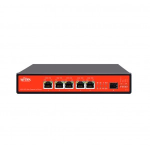 Switch 5GE PoE + 1SFP Solar o Baterias no admin WI-PS306GF-UPS-15A V2 Wi-Tek