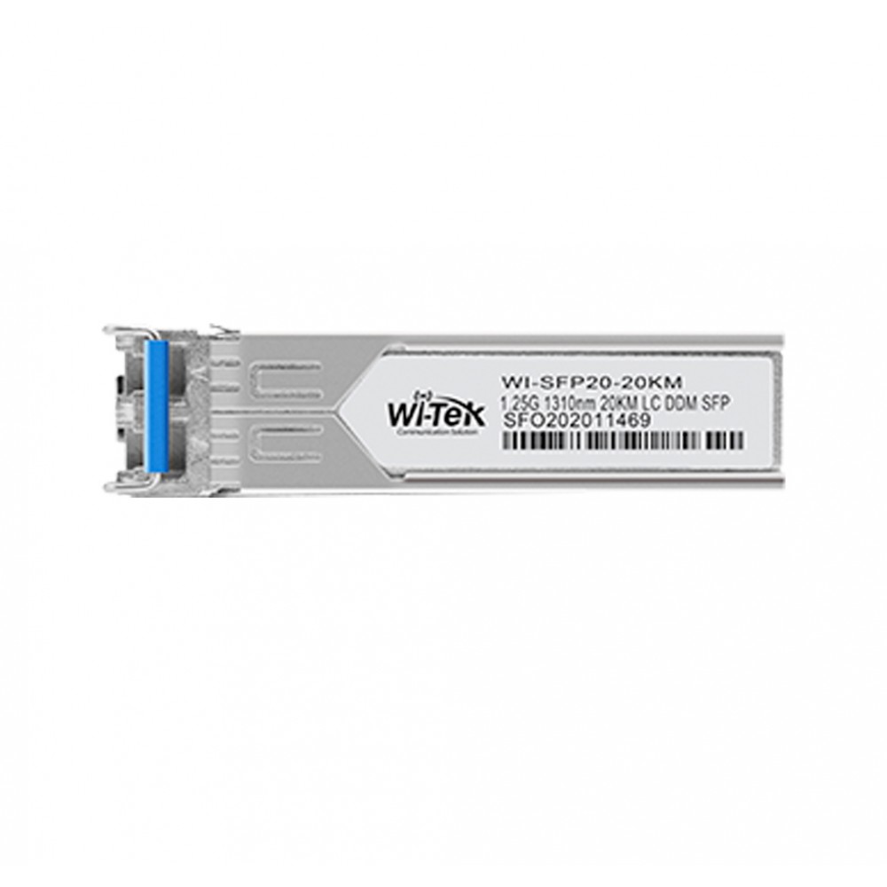 Modulo SFP 1.25 Gbps SM 20Km LC WI-SFP20-20KM Wi-Tek Modulo SFP 1.25 Gbps SM 20Km LC WI-SFP20-20KM Wi-Tek