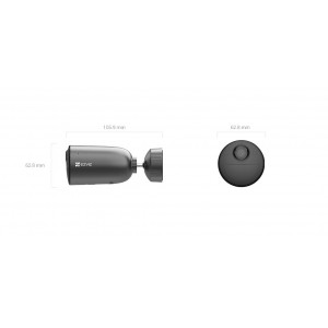 Camara WiFi 2K IR15M con Bateria CS-EB3-R200-1K3WFL Ezviz