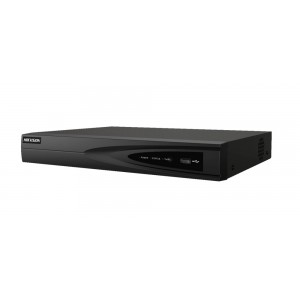 NVR 4 Canales 4K, PoE, DS-7604NI-Q1/4P(D) Hikvision