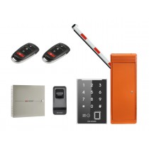 KIT QR BarreraDC Derecha 5m + Solucion QR/Huella Hikvision