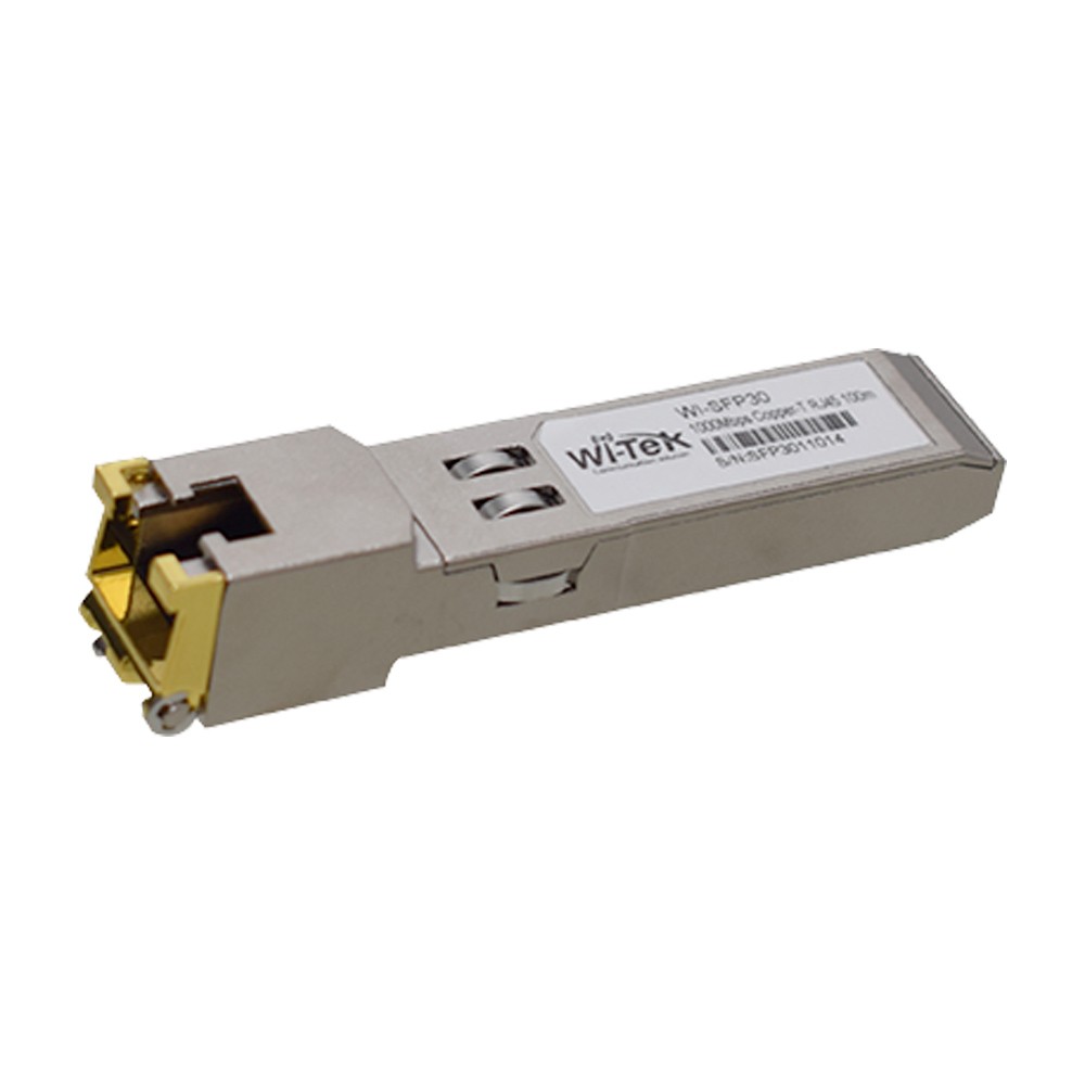 Modulo SFP 1000Base-T (100mts) RJ45 WI-SFP30 Wi-Tek Modulo SFP 1000Base-T (100mts) RJ45 WI-SFP30 Wi-Tek