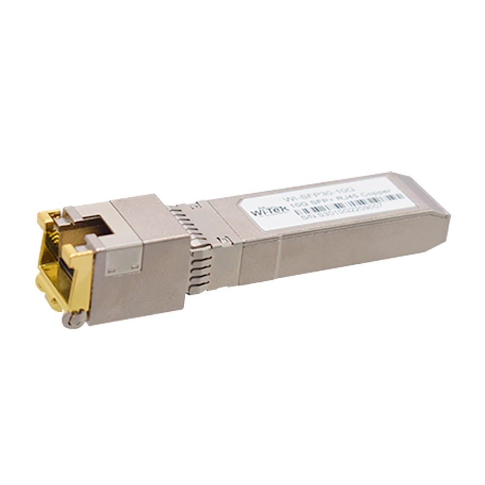 Modulo SFP 10GBase-T (30mts) RJ45 WI-SFP30-10G Wi-Tek Modulo SFP 10GBase-T (30mts) RJ45 WI-SFP30-10G Wi-Tek