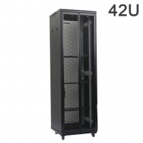 Gabinete Autosoportado Negro Armable 42U 600x600 ATC