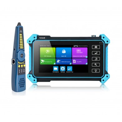 Tester 5,4" 8MP IP TVI CVI AHD Analogo PoE + Cable Tester ATC
