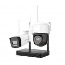KIT NVS + Camara + PT 2MP WiFi IR30M DS-J142I/NKS422W03H Hikvision