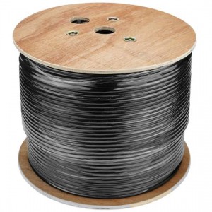 ATCS CABLE UTP CAT 6 EXTERIOR NEGRO x 305 MT/drum