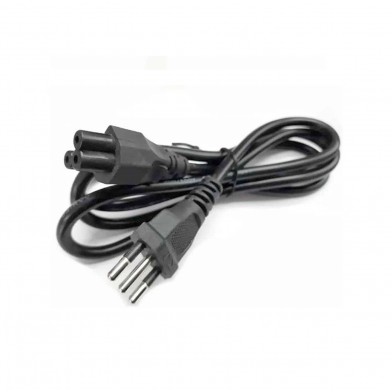 Cable Trebol 60cm Conector L - C13 Negro