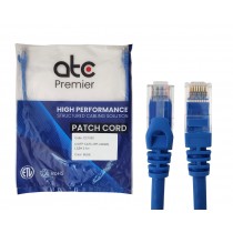 ATC PREMIER CORD CAT 6 x 0.5 MT AZUL LSZH ZPU6HF-IB-T