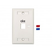 ATC PREMIER FACE PLATE 1 PUESTO BLANCO ZWGB1FM
