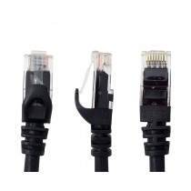 ATC PREMIER CORD CAT 6 x 0.5 MT NEGRO LSZH ZPU6HF-IB-T