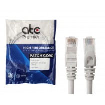 ATC PREMIER CORD CAT 6 x 2 MT GRIS LSZH ZPU6HF-IB-T