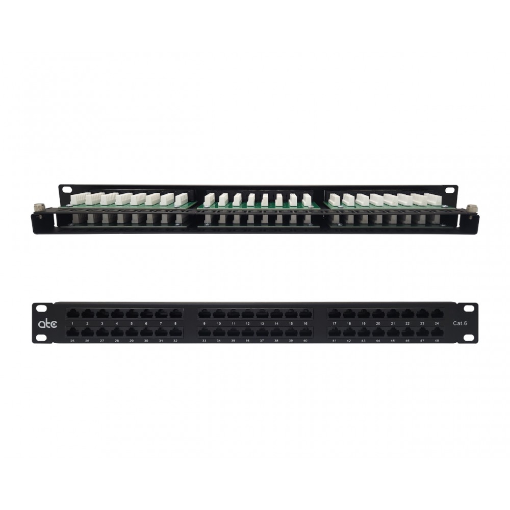 ATC PREMIER PATCH PANEL 48P CAT 6 ZPP6SU48N ATC PREMIER PATCH PANEL 48P CAT 6 ZPP6SU48N