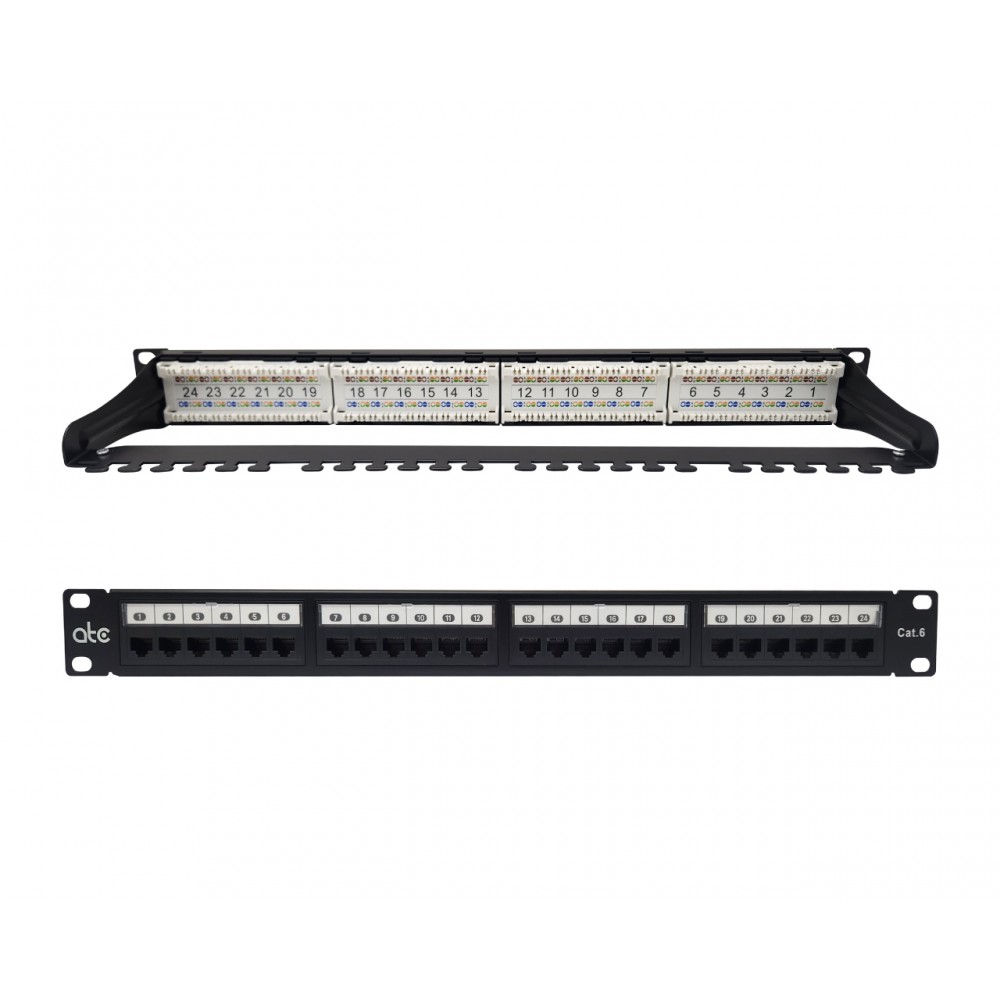 ATC PREMIER PATCH PANEL 24P CAT 6 ZPP6SU24N ATC PREMIER PATCH PANEL 24P CAT 6 ZPP6SU24N