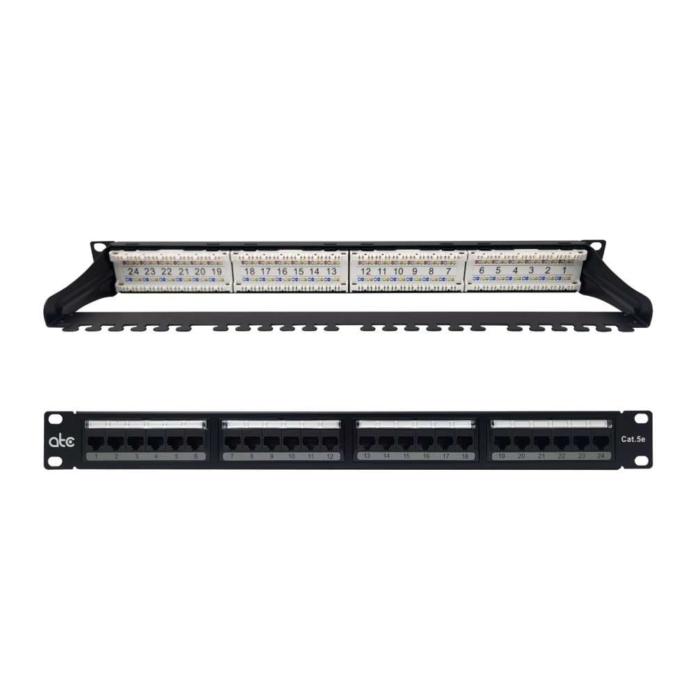 ATC PREMIER PATCH PANEL 24P CAT 5E ATC PREMIER PATCH PANEL 24P CAT 5E