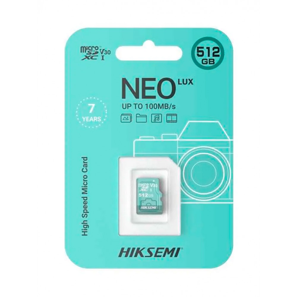 Tarjeta Micro SDHC 512G Clase 10 HS-TF-D3 512G Hiksemi Tarjeta Micro SDHC 512G Clase 10 HS-TF-D3 512G Hiksemi