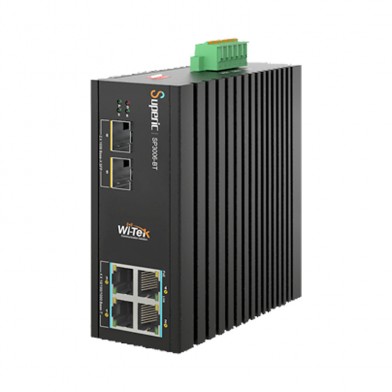 Switch Industrial 4GE PoE 4x30W (120W) + 2SFP no administrable SP3006F-BT Wi-Tek