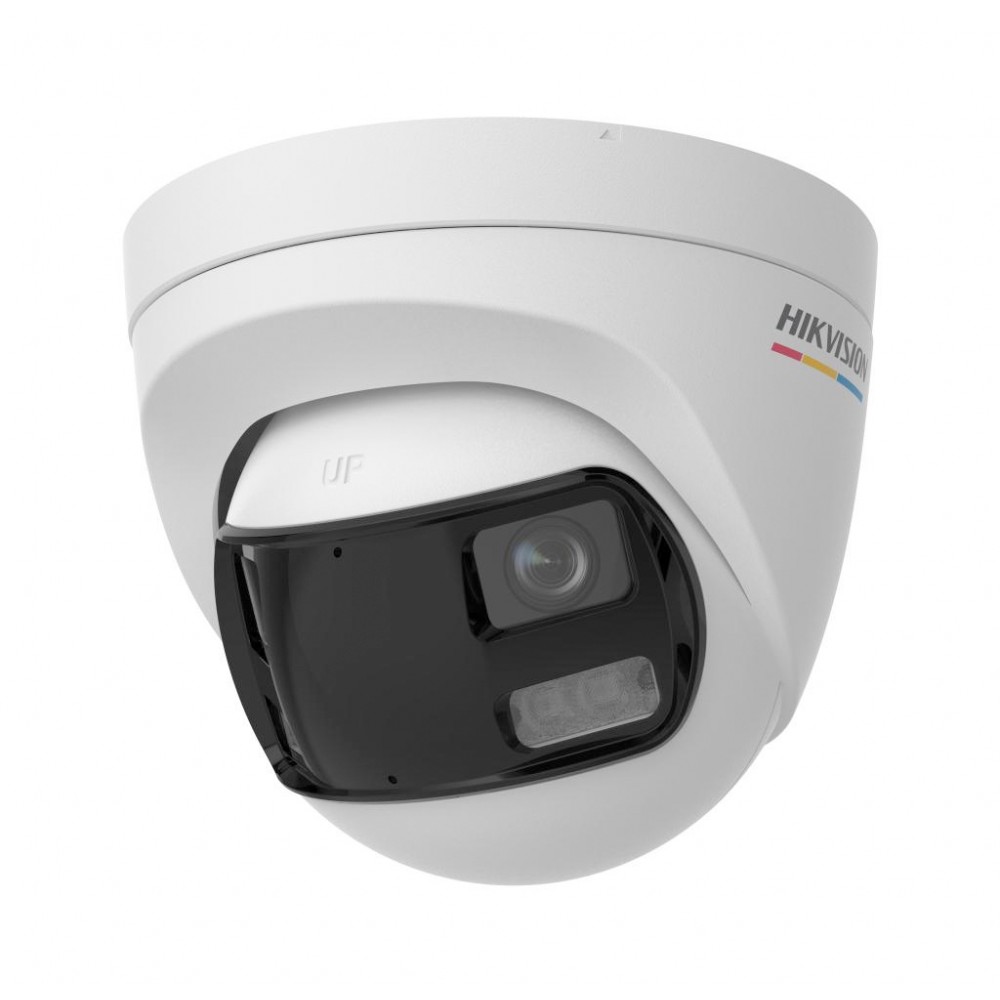 Turret TVI 3K Luz 40m Smart Hybrid Light DUAL LENS 180° ColorVU IP67 130dB WDR Audio Mic DS-2CE72KF3TP-DLS Hikvision Turret TVI 3K Luz 40m Smart Hybrid Light DUAL LENS 180° ColorVU IP67 130dB WDR Audio Mic DS-2CE72KF3TP-DLS Hikvision