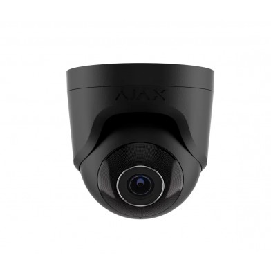 Ajax TurretCam (5 Mp/2.8 mm)  BL Camara IP PoE IR 50m IP65 IK08 TrueWDR Tecnologia IA Audio Mic SD card