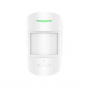 Ajax CombiProtect WH Sensor IR Inalambrico de Movimiento  12m PET  + Rotura de Cristal
